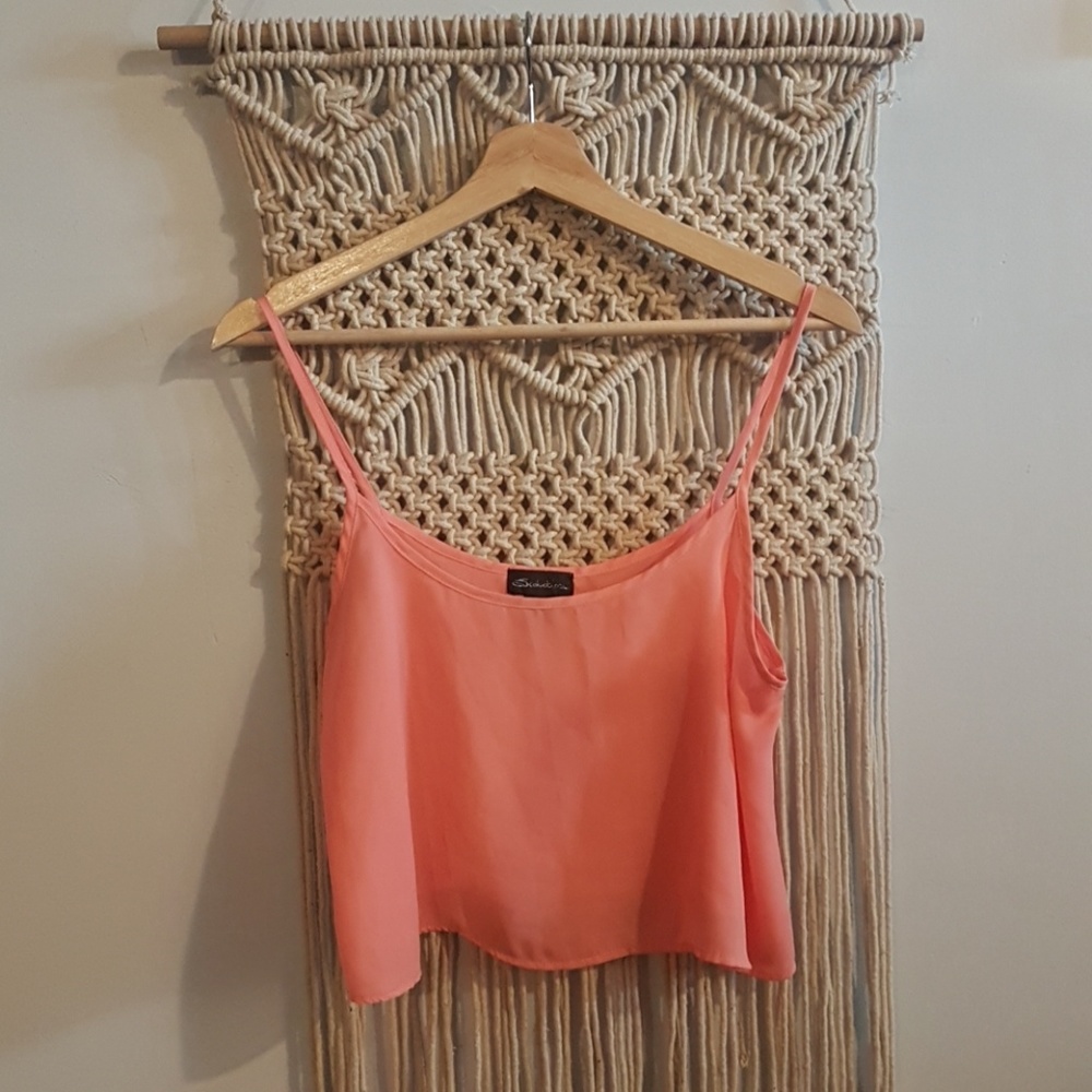 Pink crop top